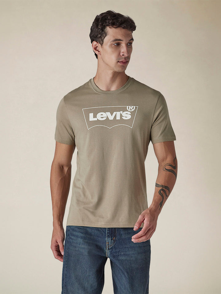 Men's Solid Round Neck Slim Fit Jersey T-Shirt