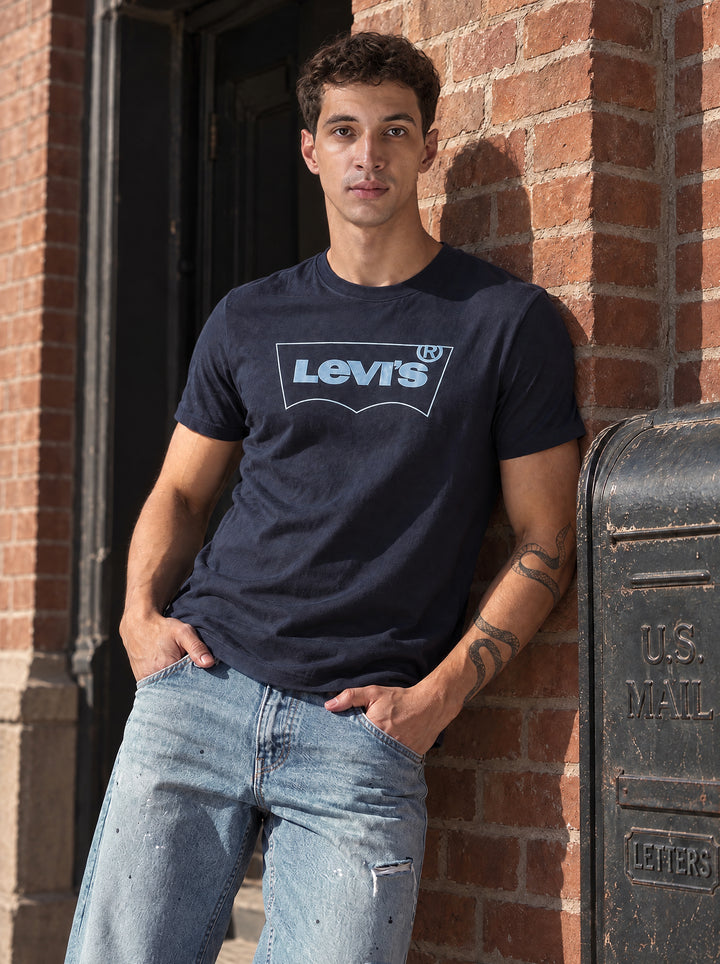 Men's Solid Round Neck Slim Fit Jersey T-Shirt