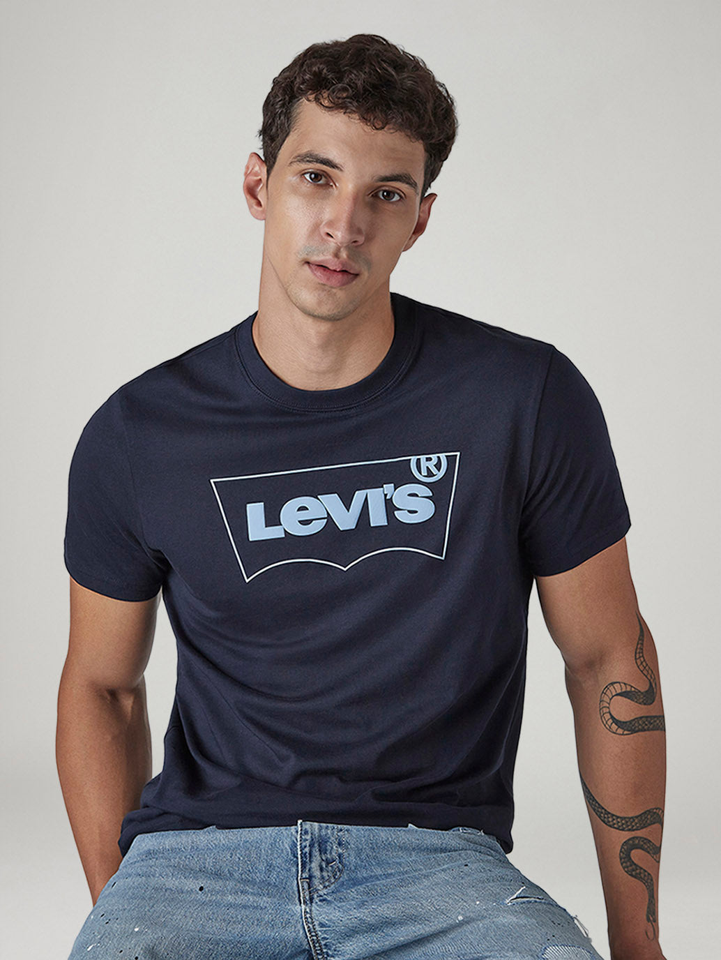 Men's Solid Round Neck Slim Fit Jersey T-Shirt