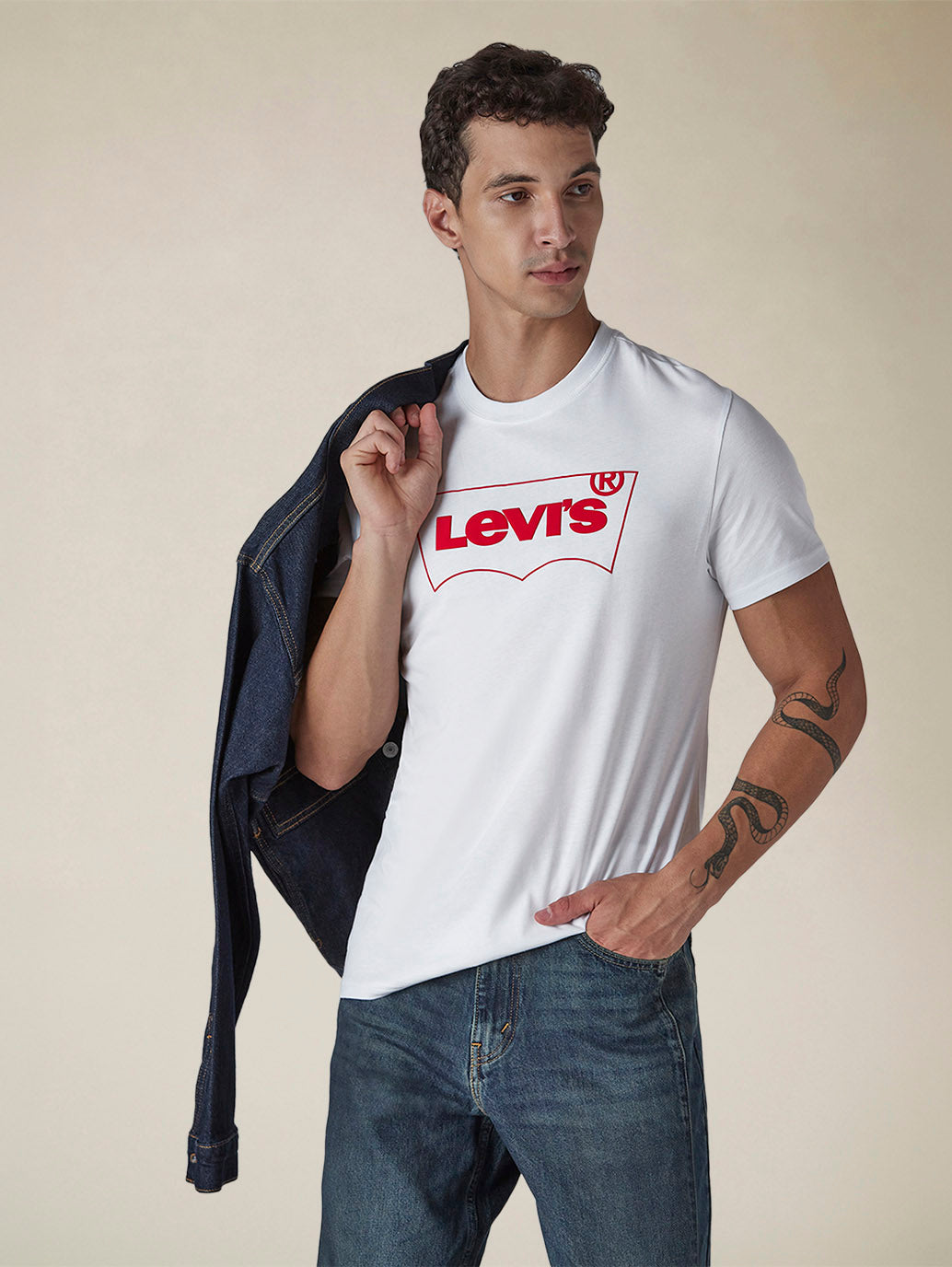 Men's Solid Round Neck Slim Fit Jersey T-Shirt