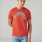 Men's Solid Slim Fit Jersey T-Shirt - Front View