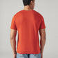 Men's Solid Slim Fit Jersey T-Shirt - Back View