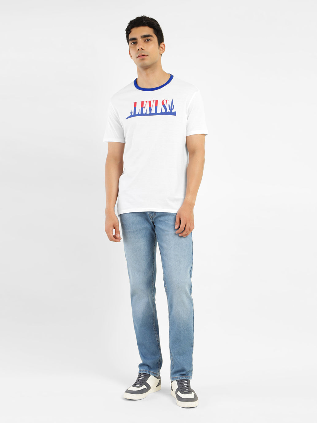 Men's Brand Logo Regular Fit T-shirt - d21f1986-1c8e-4f15-8f21-0843c8d13631 View