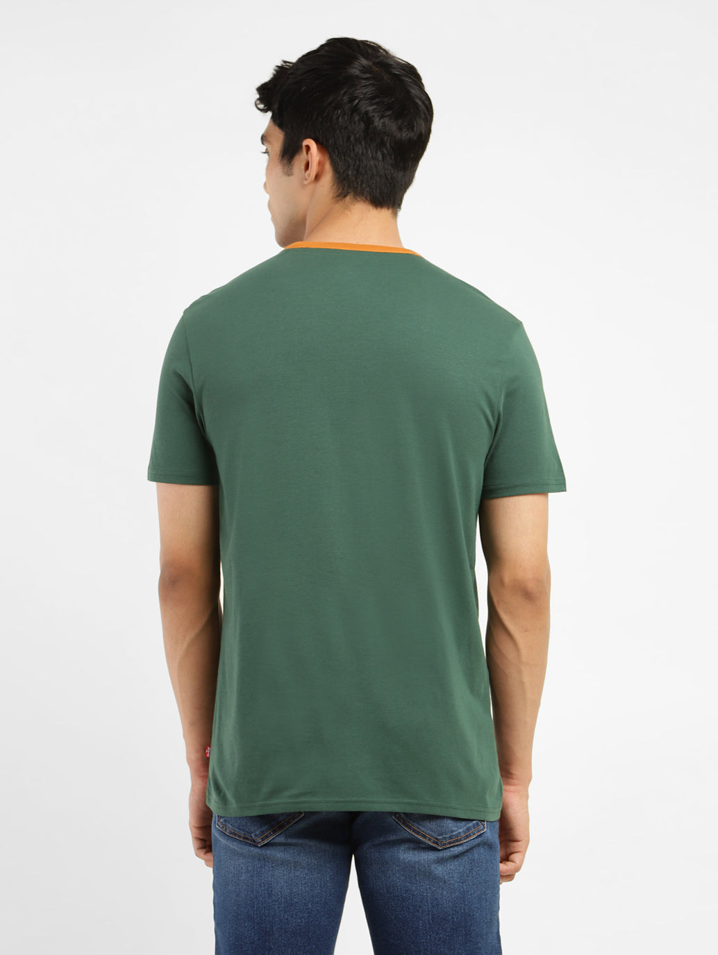 Men's Brand Logo Regular Fit T-shirt - acbd6838-6f7d-4196-b348-ed6437f821c5 View