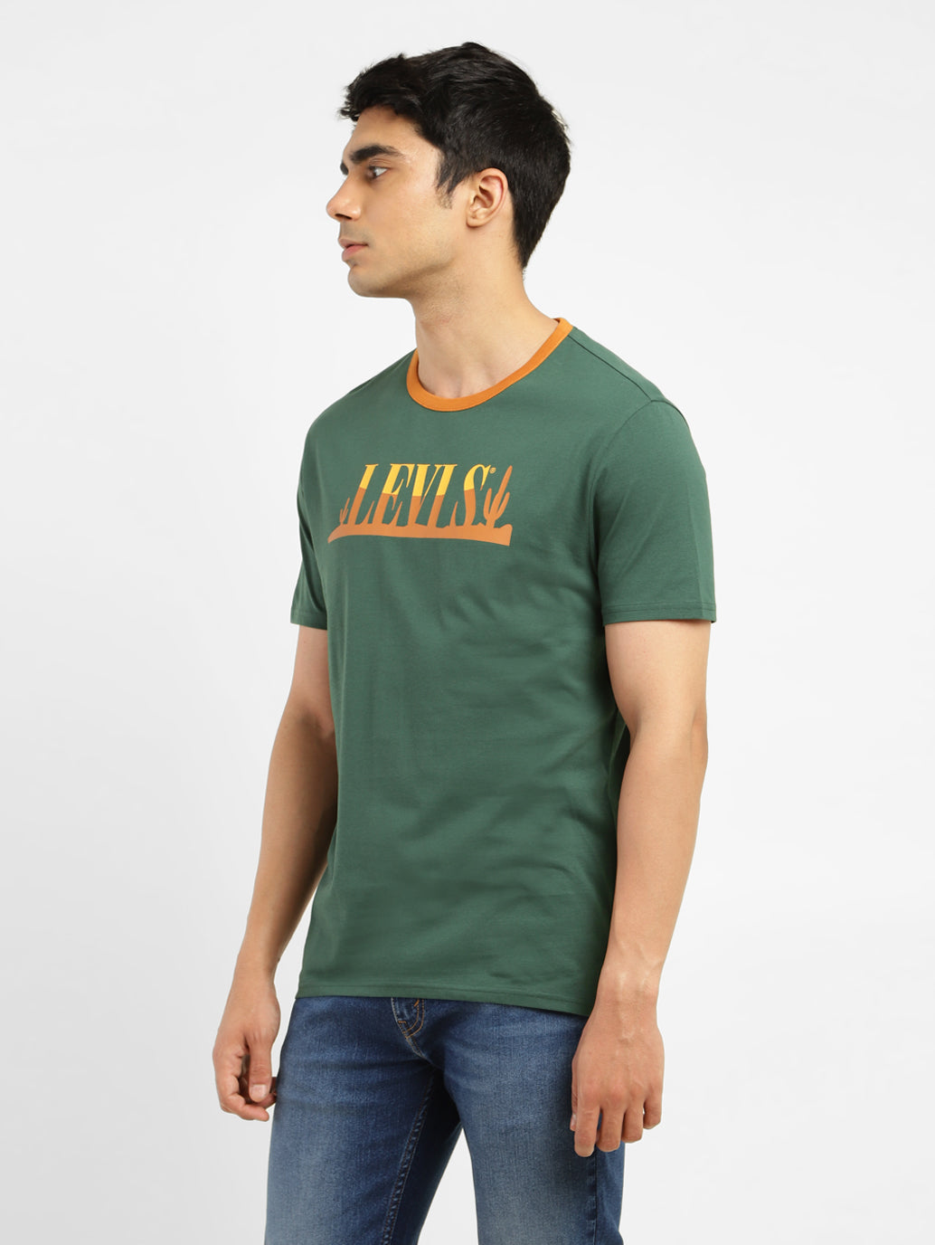 Men's Brand Logo Regular Fit T-shirt - d456b5c6-6b75-438c-a614-11db027ec153 View