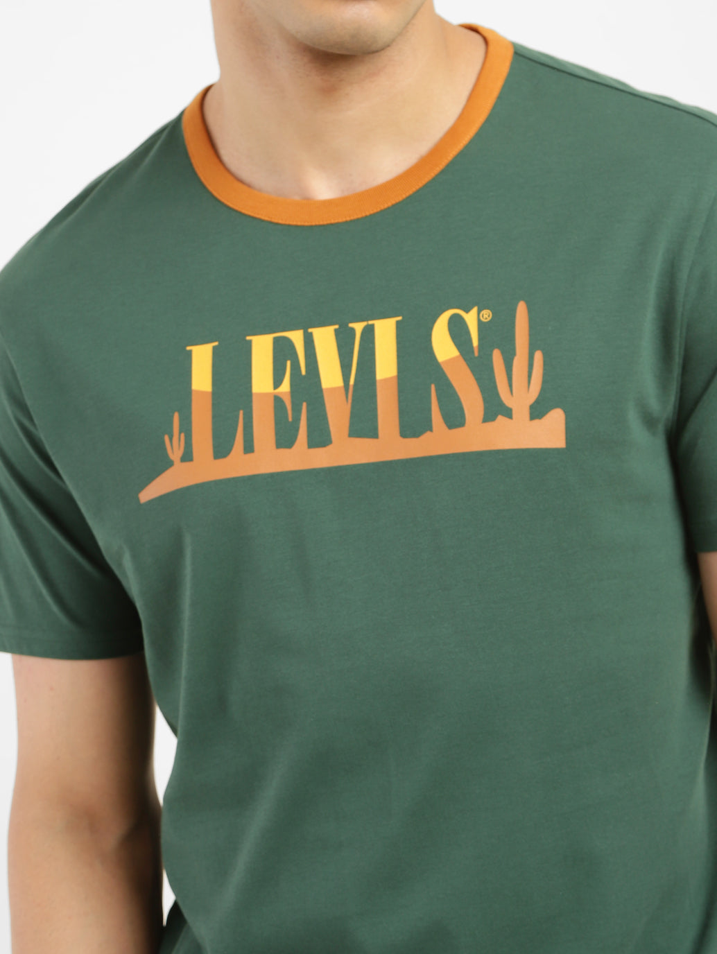 Men's Brand Logo Regular Fit T-shirt - 6177fce1-b4fb-4977-923b-9c5ff83c9f0b View