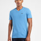 Men's Solid V Neck T-shirt Blue - 2dc1b503-4d97-4d67-b42e-c3b72c85dc4b View