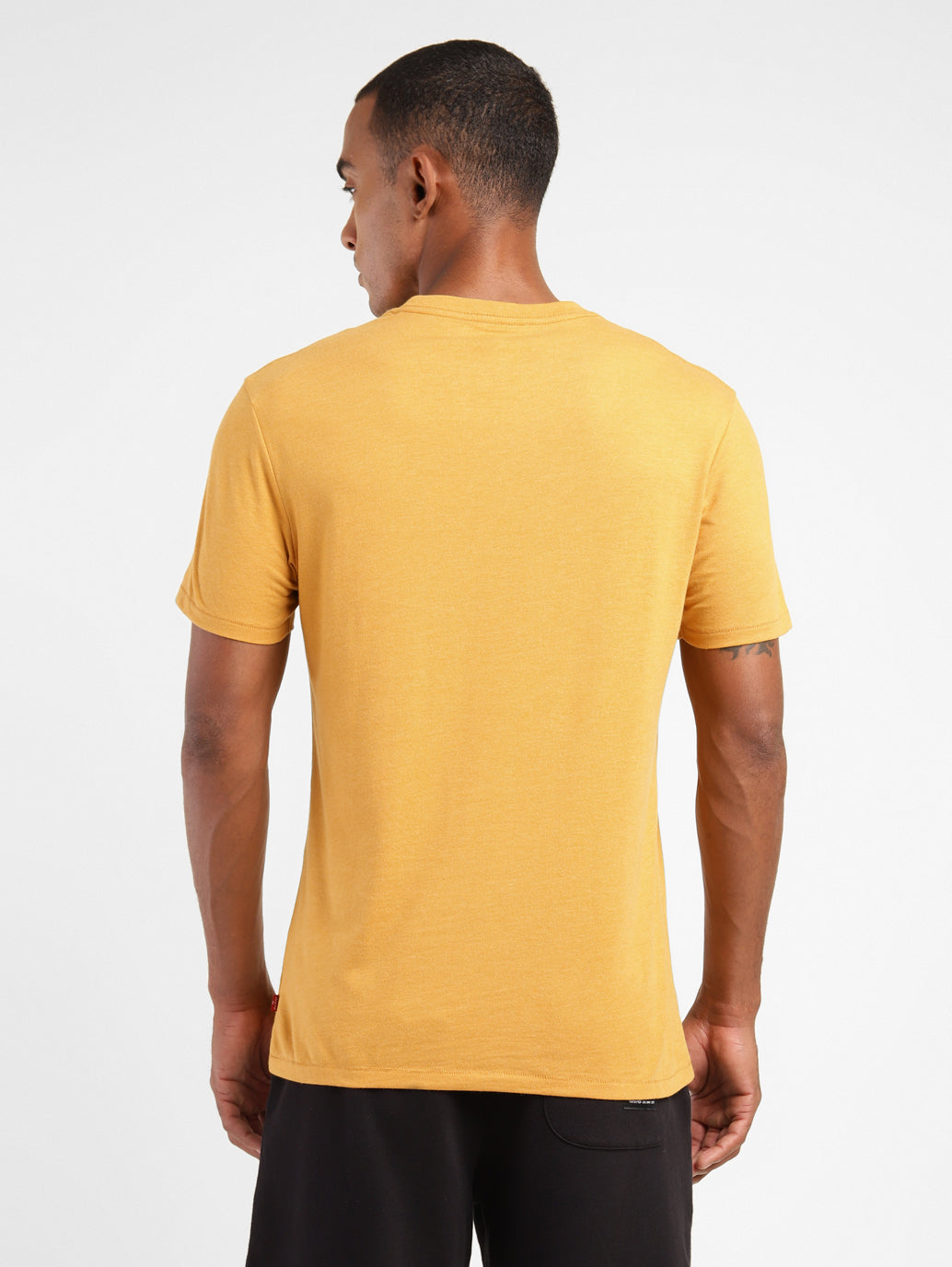 Men's Solid V Neck T-shirt - 13e432cb-9ab8-4cfd-ae1d-b3d084e829f3 View