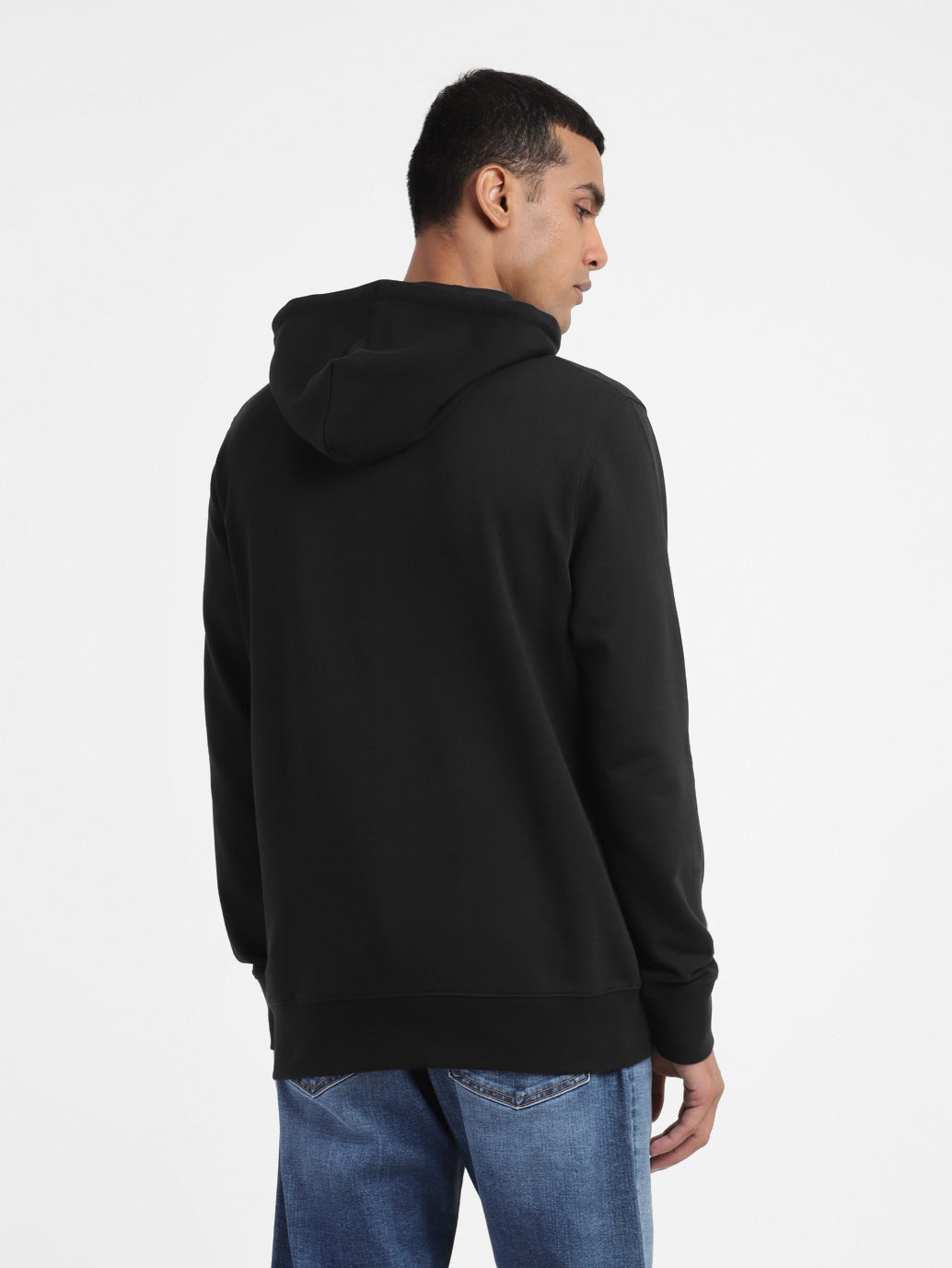 Men's Graphic Print Hooded Sweatshirt - 0b118160-7b94-404c-9033-79f1fca05a0d View