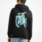 Men's Solid Black Hooded Sweatshirt - 66011fcf-395d-426b-aed6-eebf9ee8fa1e View