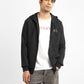 Men's Solid Black Hooded Sweatshirt - 65915676-6dee-4436-9f89-5753b822b4d6 View