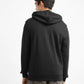 Men's Solid Black Hooded Sweatshirt - 3c1e0ab0-a065-40ae-b956-a15b9593f90c View