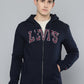 Men's Solid Navy Sweatshirt - 1 View