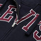 Men's Solid Navy Sweatshirt - 2 View