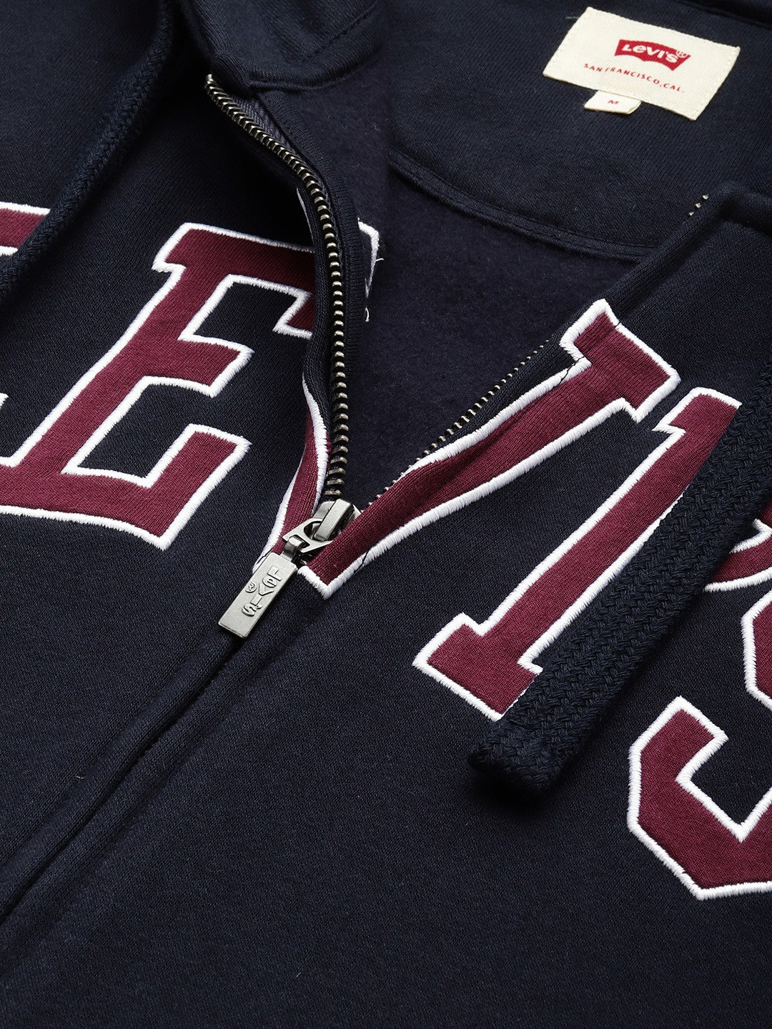 Men's Solid Navy Sweatshirt - 2 View