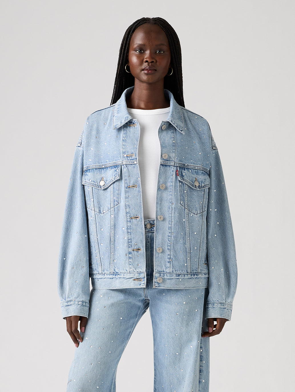 Women's '90s Trucker Jacket - Front View