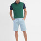 Men's Colorblock Polo T-shirt Green - d537d08b-6d7e-420c-8ce7-002f580012ee View