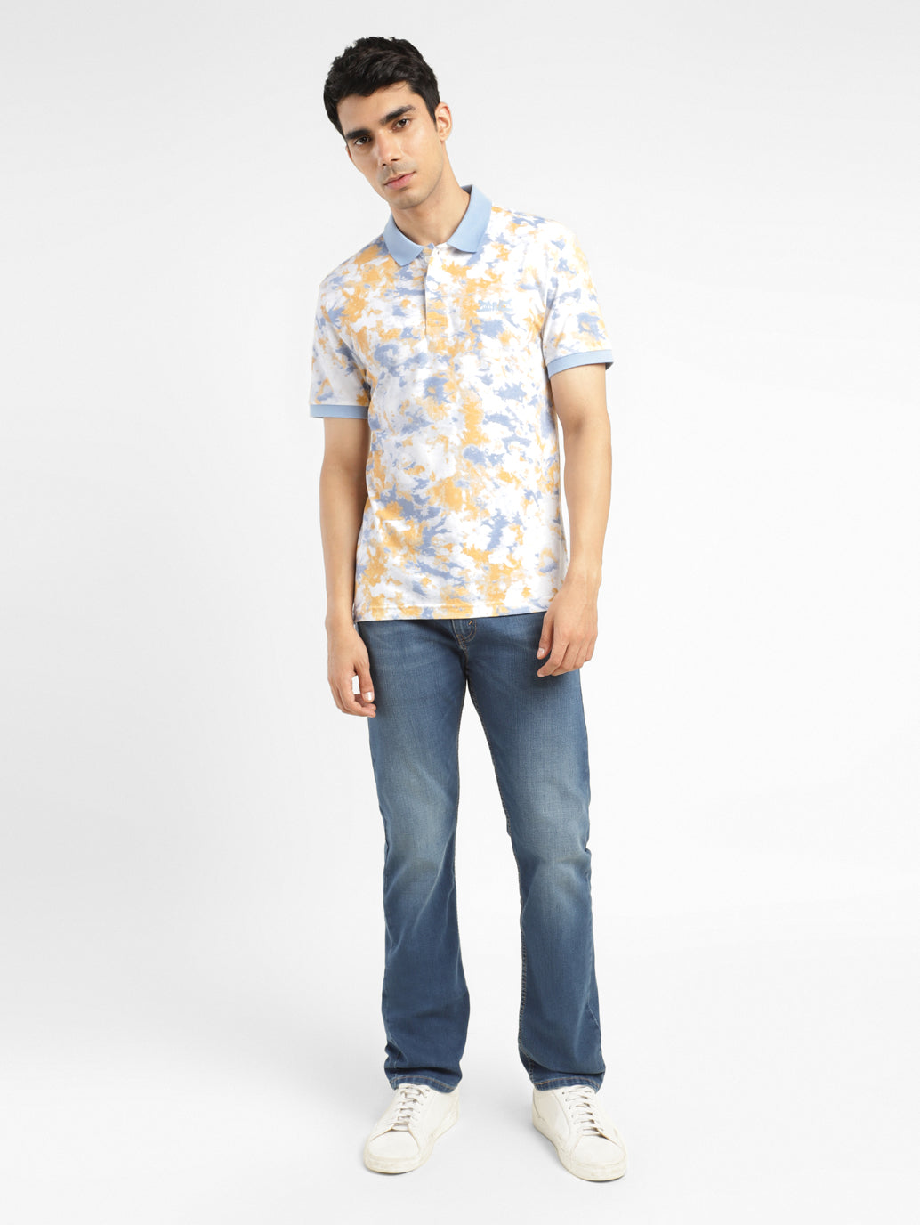 Men's Tie - Dye Polo T-shirt - 79b2c094-9ab4-4952-af47-7218a68d45f1 View