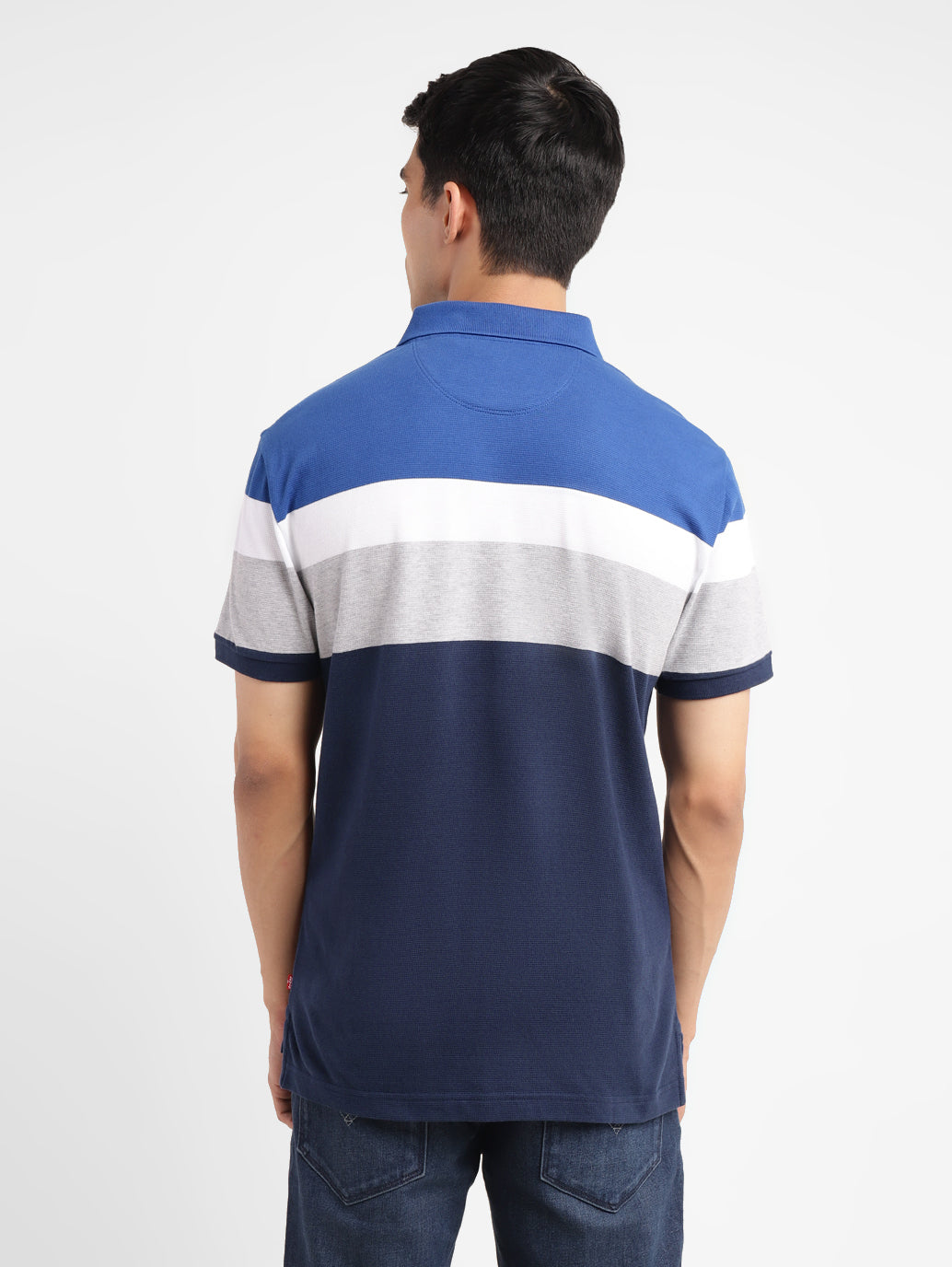 Men's Colorblock Slim Fit Polo T-shirt - e98d3f67-2e01-4af7-b2e0-81ca22bdae13 View