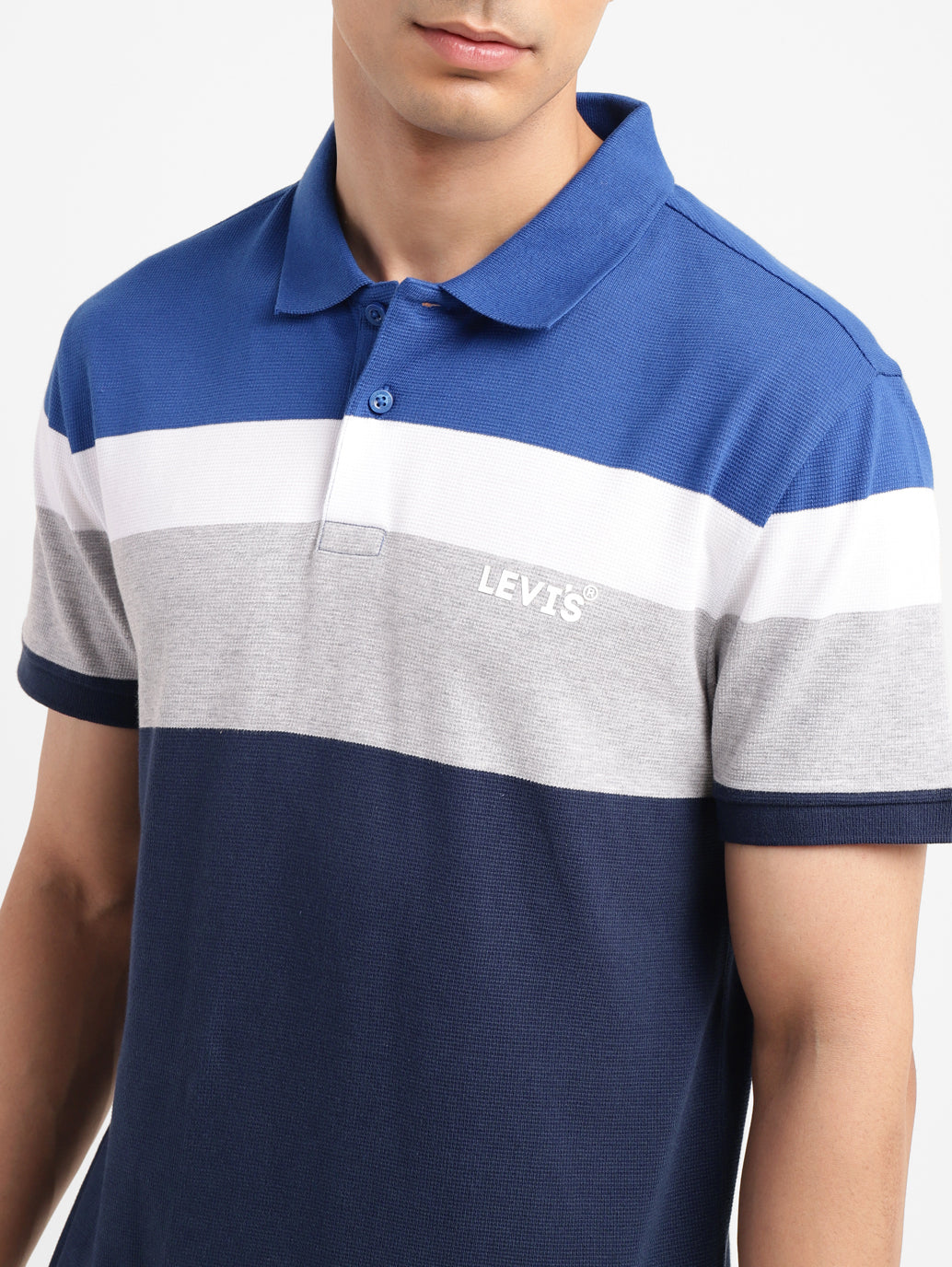 Men's Colorblock Slim Fit Polo T-shirt - 0cd6ce1c-db73-469f-92ea-82e77d440235 View