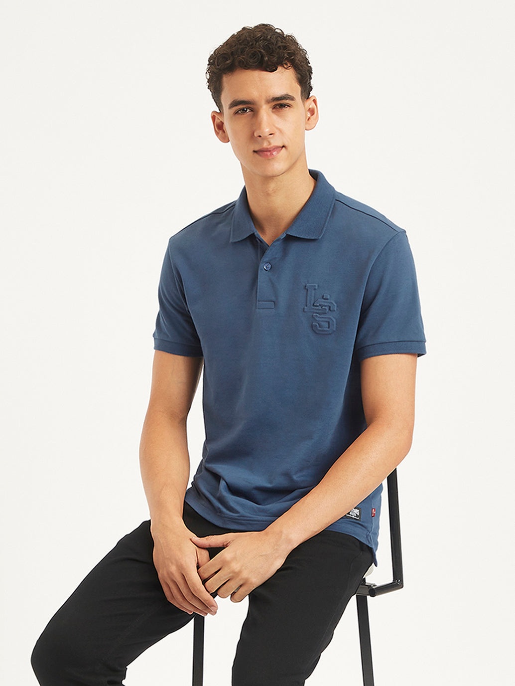 Men's Solid Slim Fit Polo T-Shirt - 87928746-97f4-4dea-aa08-1bb8adcbcba0 View