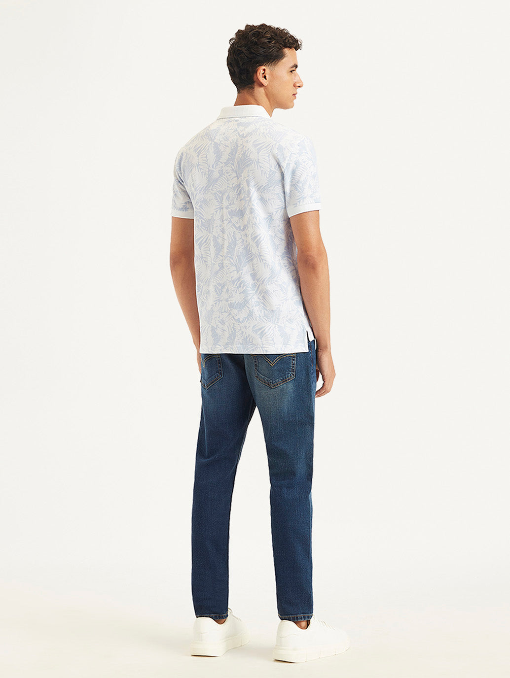 Men's Tropical Slim Fit Polo T-Shirt - 6279e87b-0165-4a53-ab31-c9eee39a3dc7 View