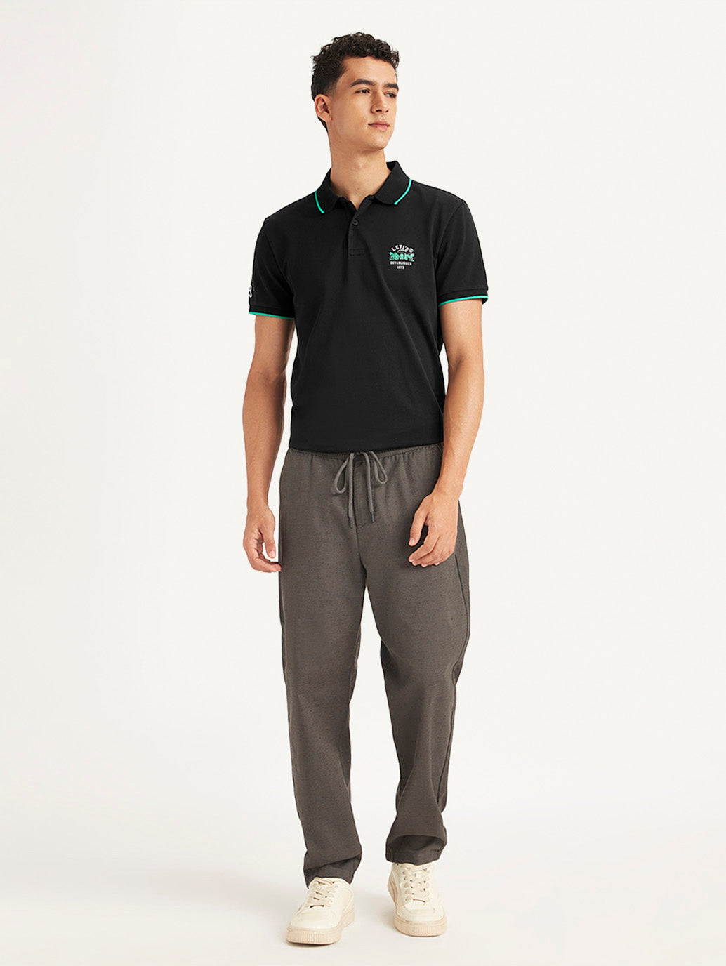 Men's Solid Slim Fit Polo T-Shirt - 6ab78b29-0669-4bd1-98a7-d148e40557d5 View