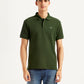 Men's Solid Slim Fit Polo T-shirt - Front View