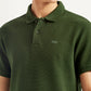Men's Solid Slim Fit Polo T-shirt - Detail View