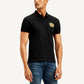 Men's Solid Slim Fit Polo T-shirt - Side View