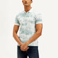 Men's Conversational Slim Fit Polo T-shirt - Styleshot View