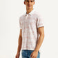 Men's Floral Print Slim Fit Polo T-Shirt - 20 View