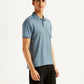 Men's Solid Slim Fit Polo T-shirt - Side View