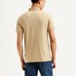 Men's Solid Slim Fit Polo T-shirt - Back View