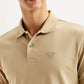 Men's Solid Slim Fit Polo T-shirt - Detail View