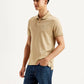 Men's Solid Slim Fit Polo T-shirt - Side View