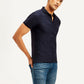Men's Brand Logo Slim Fit Polo T-shirt - Side View
