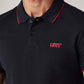 Men's Solid Slim Fit Polo T-Shirt - Detail View