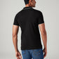 Men's Solid Slim Fit Polo T-Shirt - Back View