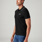 Men's Solid Slim Fit Polo T-Shirt - Side View