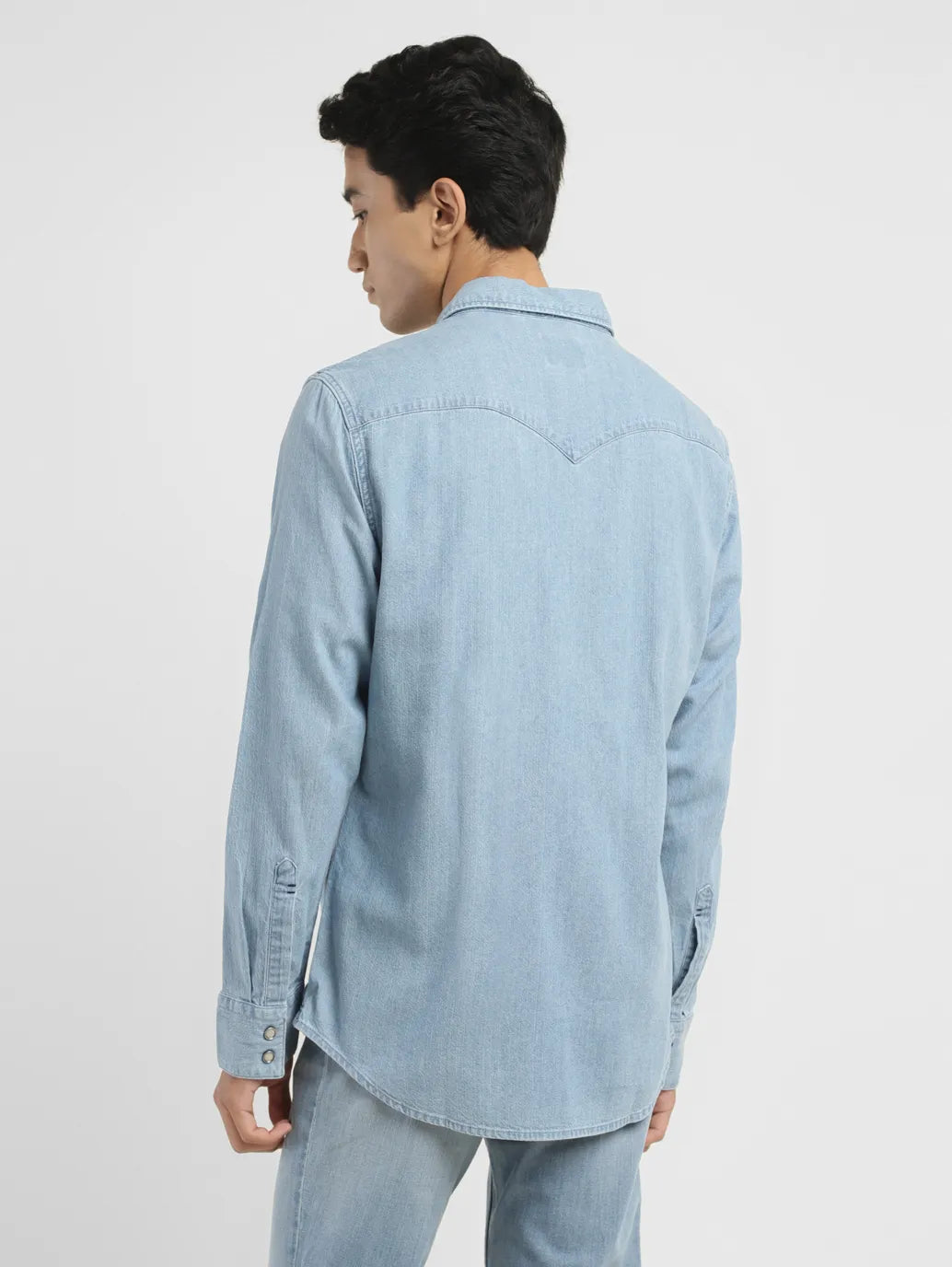 Men's Solid Slim Fit Shirt - e85682dc-10d7-49e1-8373-45f52434a187 View