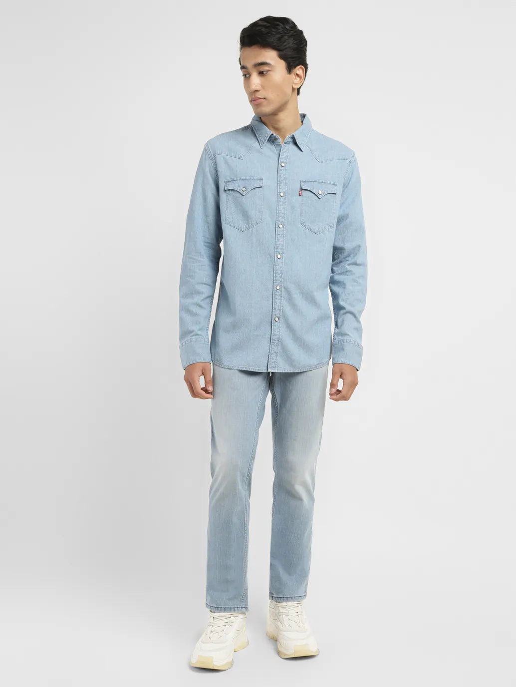 Men's Solid Slim Fit Shirt - 3a6a7386-be19-4ada-888f-e3c401ea4982 View