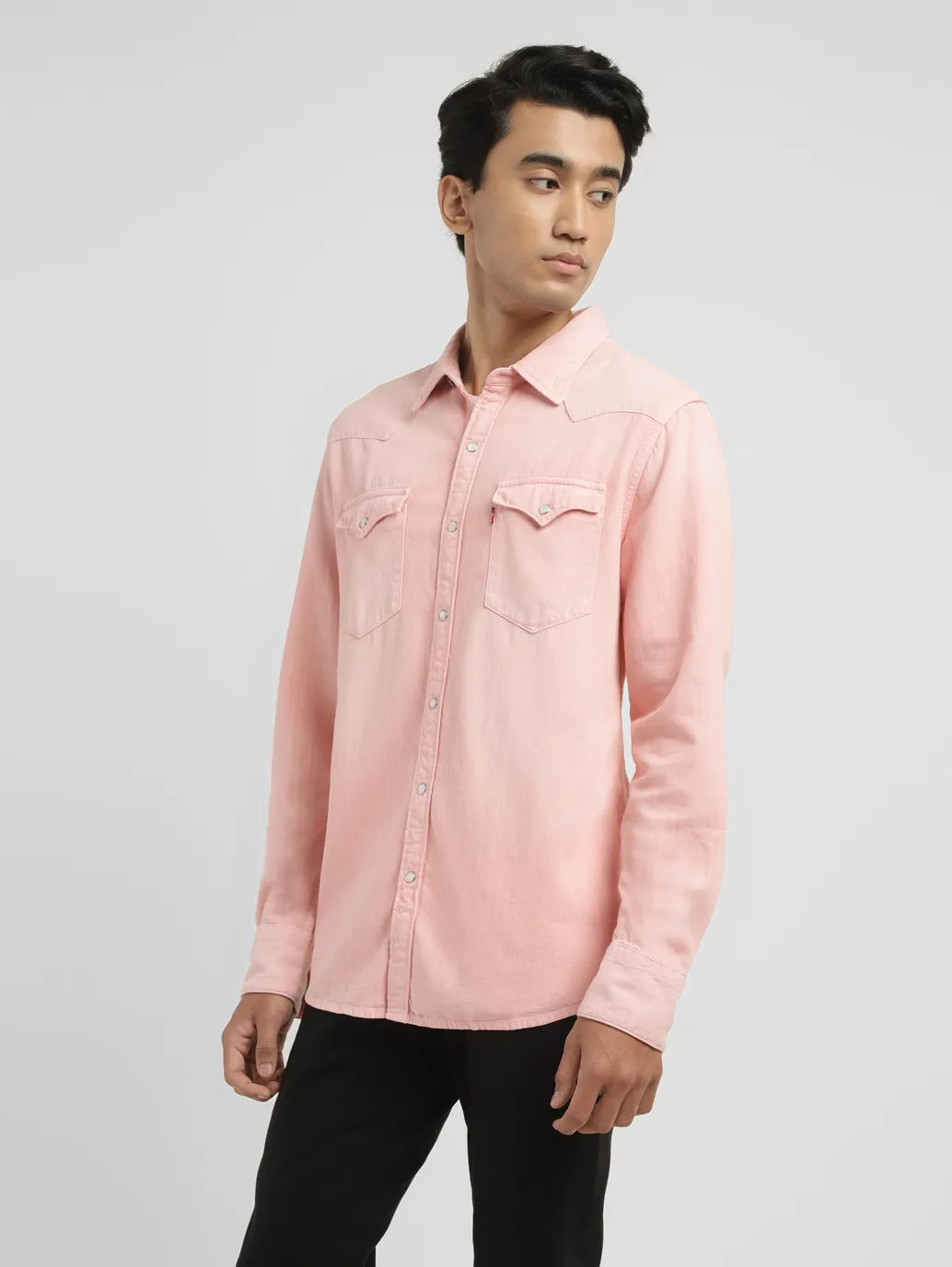 Men's Solid Slim Fit Shirt - 8e6d5c6f-aae0-48dc-953b-c5ca537f5a26 View