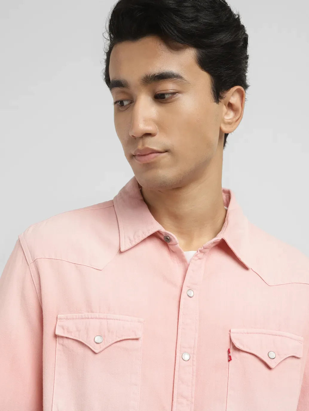 Men's Solid Slim Fit Shirt - 8a4dc352-f829-4e2e-a9bc-e611d4a9d72e View