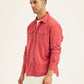 Men's Solid Slim Fit Denim Shirt - 01881fe7-cc55-40b9-b8de-37e2334553b3 View