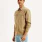 Men's Solid Dyed Slim Fit Shirt - Side View