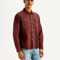 Men's Solid Dyed Slim Fit Shirt - Side View