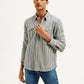 Men's Striped Slim Fit Shirt - Styleshot View