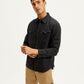 Men's Solid Slim Fit Shirt - Elevated View