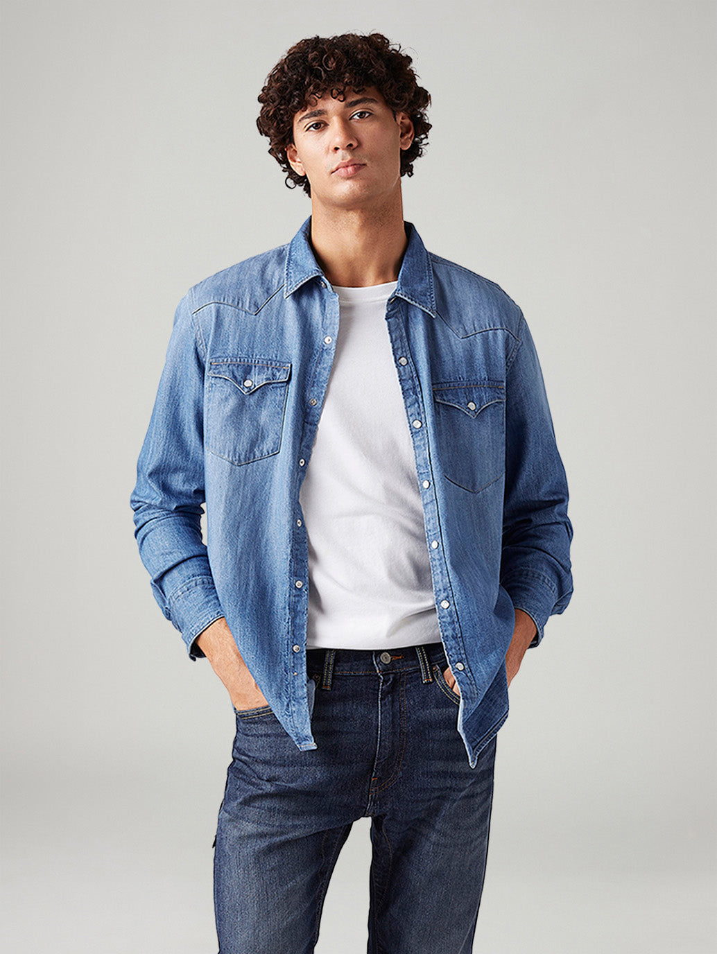 Men's Solid Slim Fit Shirt - Styleshot View